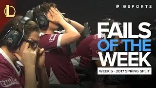 Best LoL FAILS from Week 5 of the 2017 Spring Split