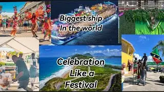 Celebration like a festival !! world largest ship in st.kitts today|| rawat family in west indies