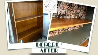 Regał PRL metamorfoza odnowa renowacja
