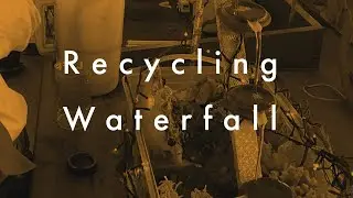 Recycling Waterfall In Diwali Decoration