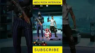ABDU ROZIK INTERVIEW 🥵🥵
