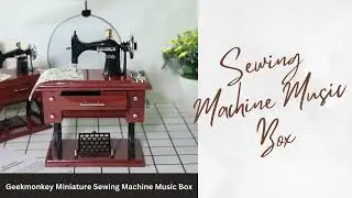 Miniature Sewing Machine Music Box