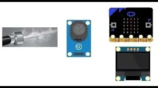 Detect gas leaks using Micro:bit, MQ-4 sensor and SSD1306 display