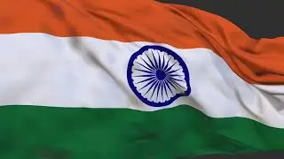 India FLAG with National Anthem | 4K