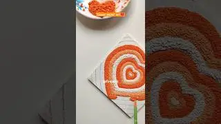easy tissue paper painting ideas 🧡/ textured art #shorts