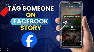How To Tag Someone On Facebook Story | Mention Someone In FB Story on Android