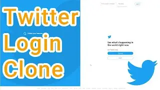 How to create twitter login clone with HTML and CSS