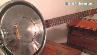 Hubcap tenor banjo / guitar / thing - 1970's Ford Hubcap banjo/guitar
