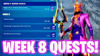 How To Complete Week 8 Quests in Fortnite - All Week 8 Challenges Fortnite Chapter 5 Season 2