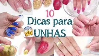 🔘 10 Truques e Dicas para fazer UNHAS 💅 #01 - Aline Sous