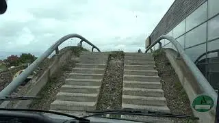 Unimog Parkour Extrem Bahn im Museum in Gaggenau