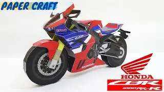 Как сделать мотоцикл Honda CBR 1000RR-R из бумаги
