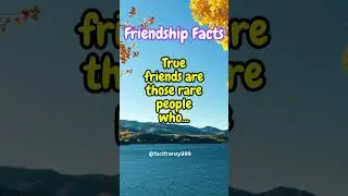 Friendship Facts - True Friends Are Those Rare People