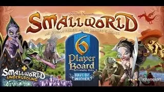 Small World: 6 Player Board review - Board Game Brawl