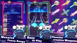Sonic Cat - Slash the Beats🎵🎵🕹️🕹️ Android Gameplay