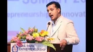 Bishal Gaire deliver his Closing Speech at Nepal Youth Entrepreneurship Summit 2019.