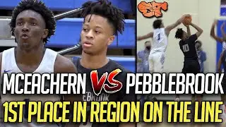 1st Place in Region ON THE LINE!! Pebblebrook vs. McEachern Comes Down to One Final Possession
