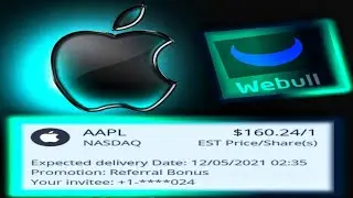 Received Apple Stock From Webull Referral Program!