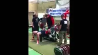 scott halliday 190kg raw bench(bpc 100kg class record)
