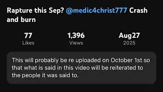 @medic4christ777 Crashes and Burns, Lies to your Face And proves he has zero discernment ☠️