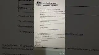 Same day Tss 482 visa approved. True story.1/3