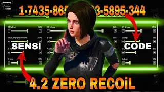 PUBG Mobile 4.2 Sensitivity Code 2026 🔥 | New No Recoil Sensi | HEX PUBG