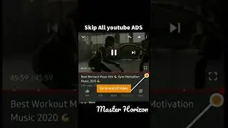 How to skip youtube ads #shorts #skipads