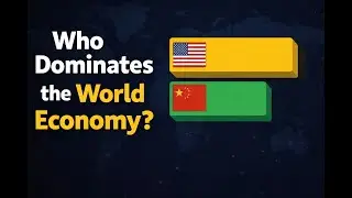 World Economy Size Ranking (1960&ndash;2024) | The Rise of the USA & China