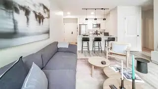 A one-bedroom model #1703 at the Loop's new Millie on Michigan