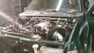 First start on the xterra engine swap