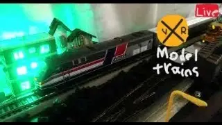 Virtual railfan railcam model trains