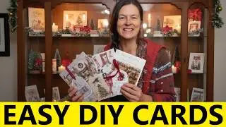 Paint your own Christmas cards and envelopes  🎄
