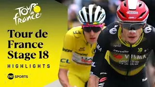 POGACAR & VINGEGAARD BATTLE! 🔥 | Men's Tour de France Stage 18 Race Highlights | TNT Sports Cycling