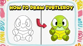 How to Draw Turtleboy from Bluey &ndash; Drawing Tutorial for Beginners