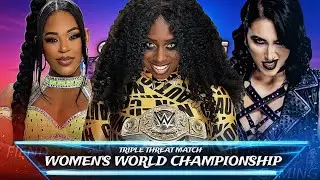 WWE 2K25 | Rhea Ripley vs Bianca Belair vs Naomi – Women's World Championship Match