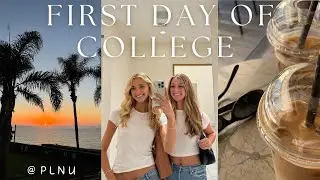 first day of COLLEGE as a FRESHMAN! (Point Loma Nazarene University) 💛💚