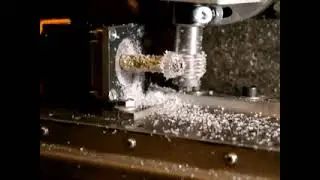 CNC homemade 4 axes, taillage pignon par g&eacute;n&eacute;ration
