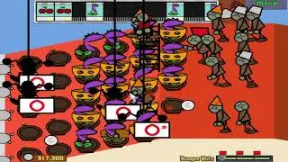 Bungee Blitz Minigame (Limbo Page) - PvZ Paint Pak - Plants vs Zombies Gameplay