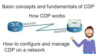 CDP (Cisco Discovery Protocol) Explained | What CDP is | How CDP works | CDP configurations