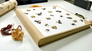 I handbound a photo album gift for my grandmother