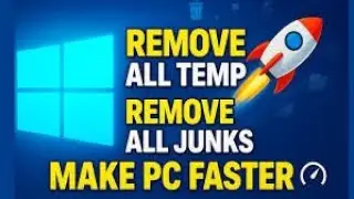 How to Clear ALL CACHE & JUNK From Windows In A Minutes