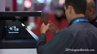 3D Hologram Rentals - Holographic Display - McCormick Expo Chicago - Corporate Trade Show