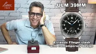 Presenting the LACO ULM 39 reference 862172, a classic Flieger watch clash with contemporary design
