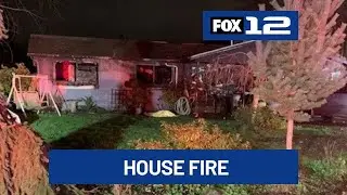 1 hospitalized, 4 pets die in Hillsboro house fire
