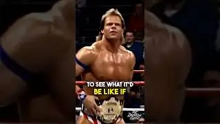 Lex Luger on random entrance with the WWE Championship!