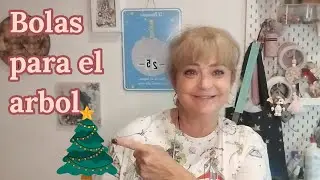 Hacemos unas preciosas bolas  para el árbol