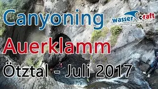 Canyoning - &Ouml;tztal Auerklamm - Juli 2017 - SJ4000