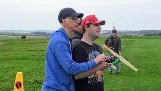 Jonathan flies his TOPRC SPITFIRE with Al helping