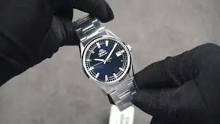 Đồng hồ nam dây thép không gỉ Orient Stretto Date RA-AC0R02L30B size 38mm kính sapphire