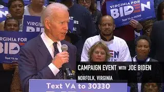 Campaign Event with Joe Biden: Norfolk 2020